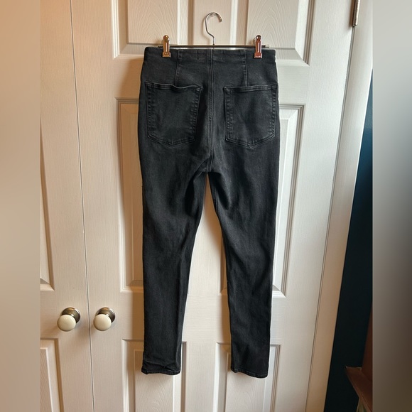 Black High-rise “Niki” Zipper skinny jeans - Reformation - size 29 - Picture 5 of 5